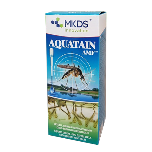 AQUATAIN AMF skystis tvenkiniams nuo uodų ir mašalų, 100 ml