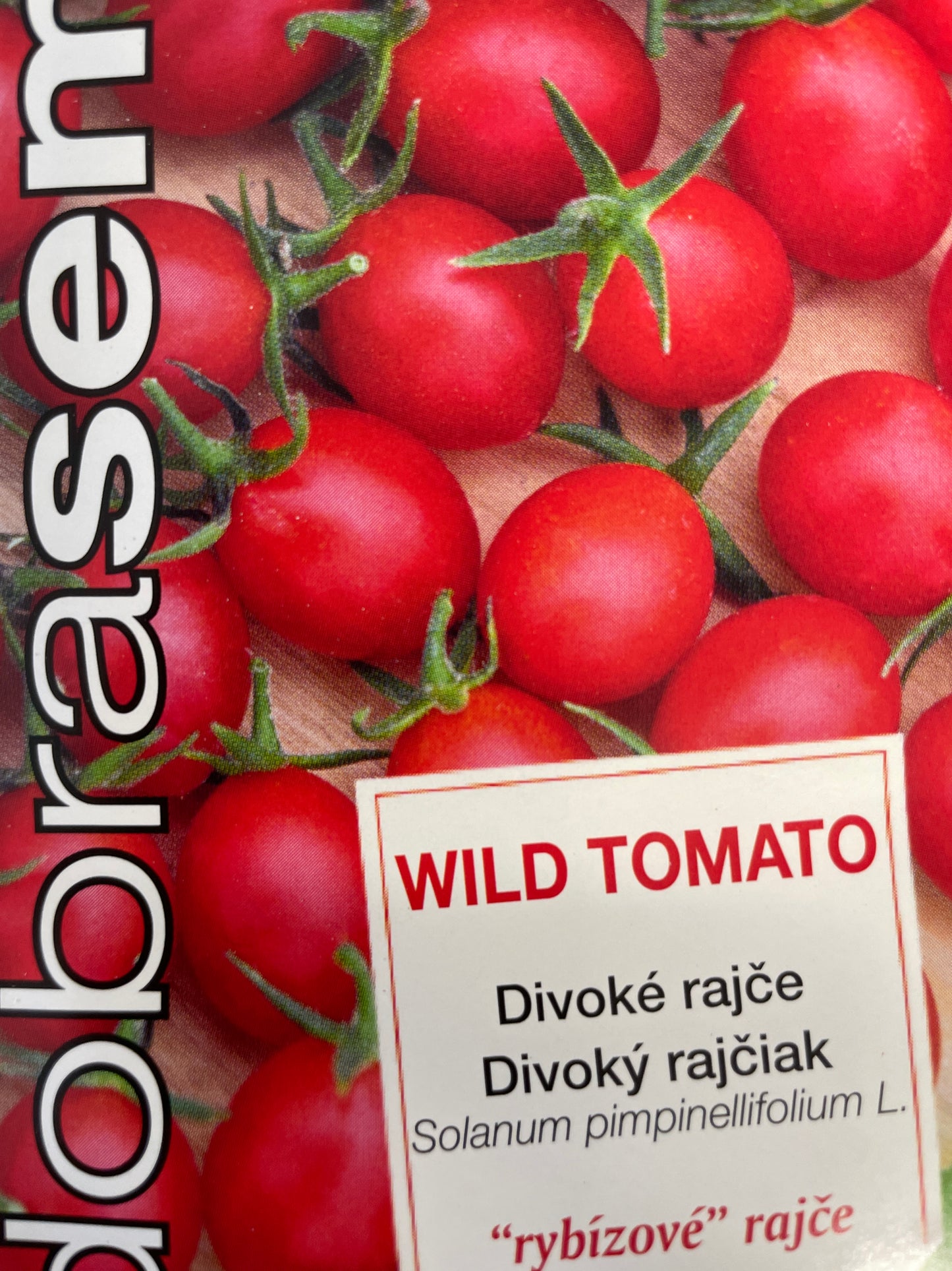 Valgomieji pomidorai WILD TOMATO (serbentiniai), 15 s