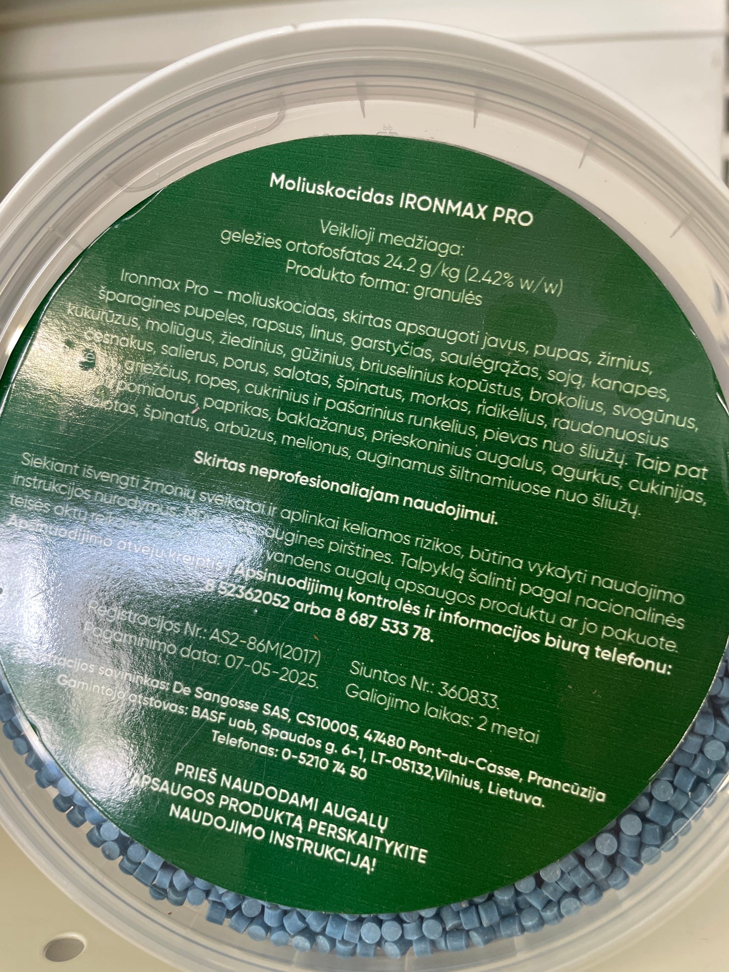 Moliuskocidas IRONMAX PRO, 500 g