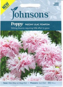 Aguonos dekoratyvinės LILAC POMPOM 750s