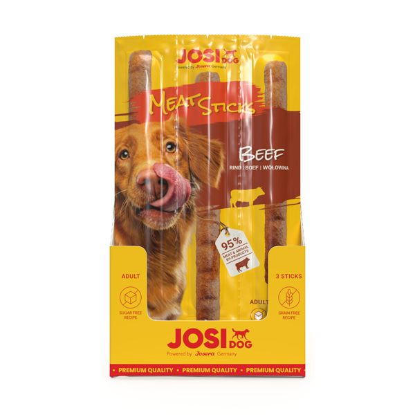 JosiDog Meat Sticks Beef skanėstai šunims su jautiena, 33 g