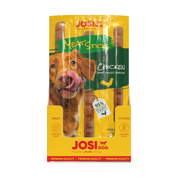 JosiDog Meat Sticks Chiclen skanėstai šunims su vištiena, 33 g