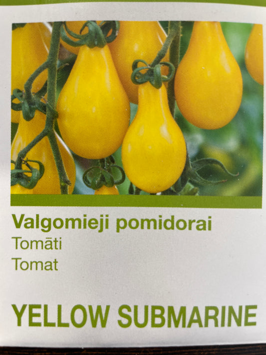 Valgomieji pomidorai YELLOW SUBMARINE, 10 s