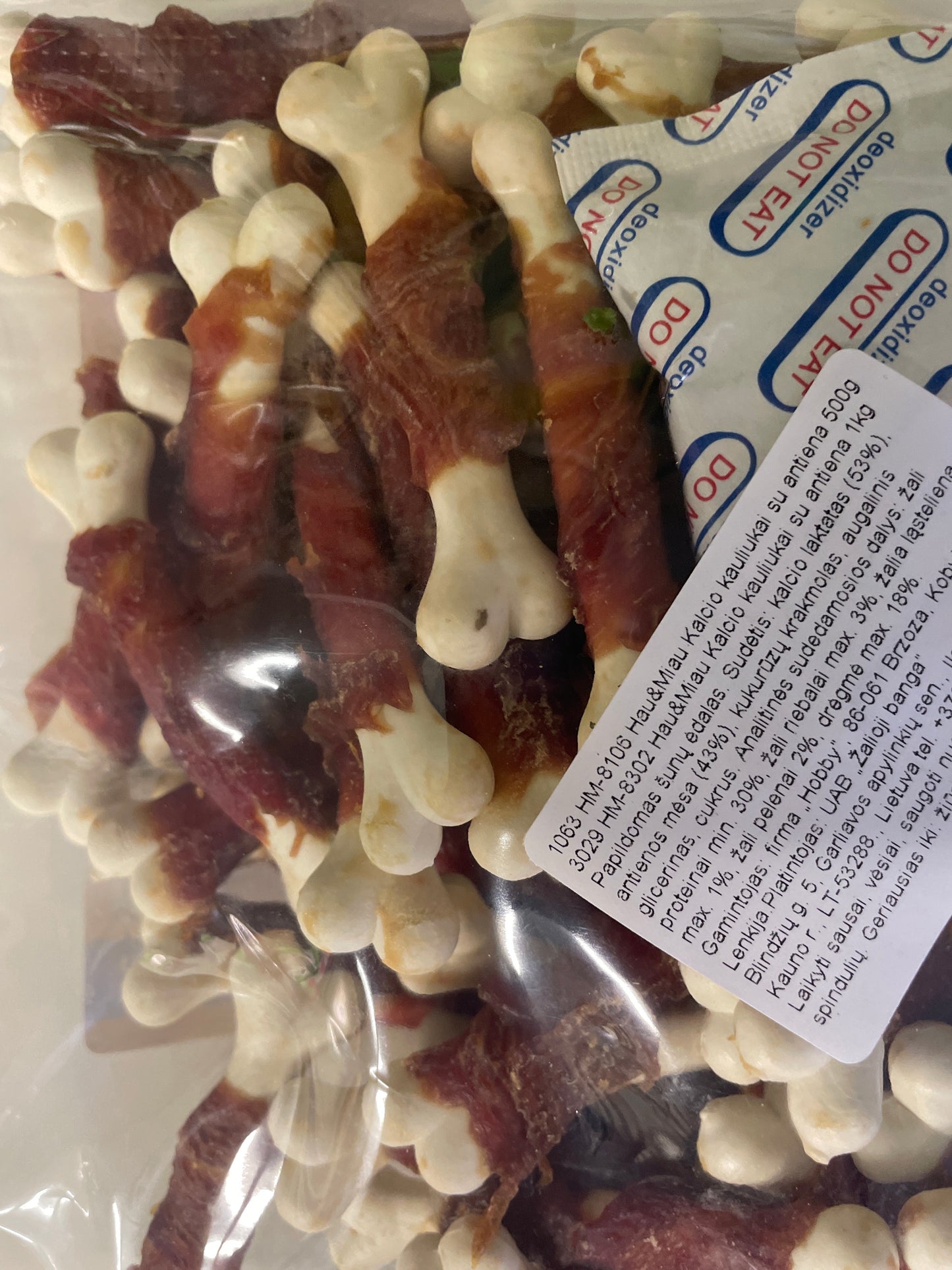 Hau-Miau kalcio kauliukai su antiena, 500 g