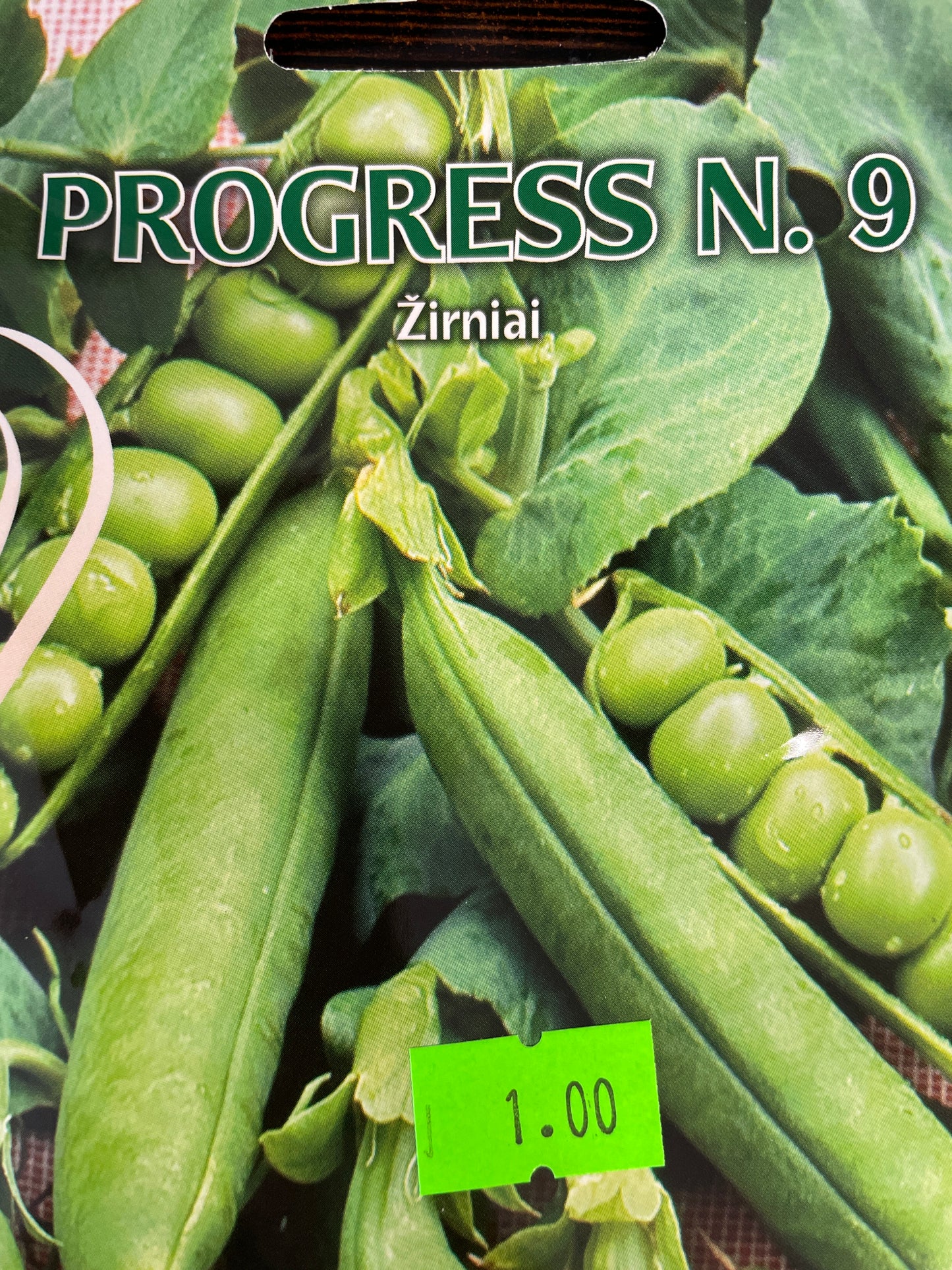 Raukšlėtieji žirniai PROGRESS N. 9, 25 g