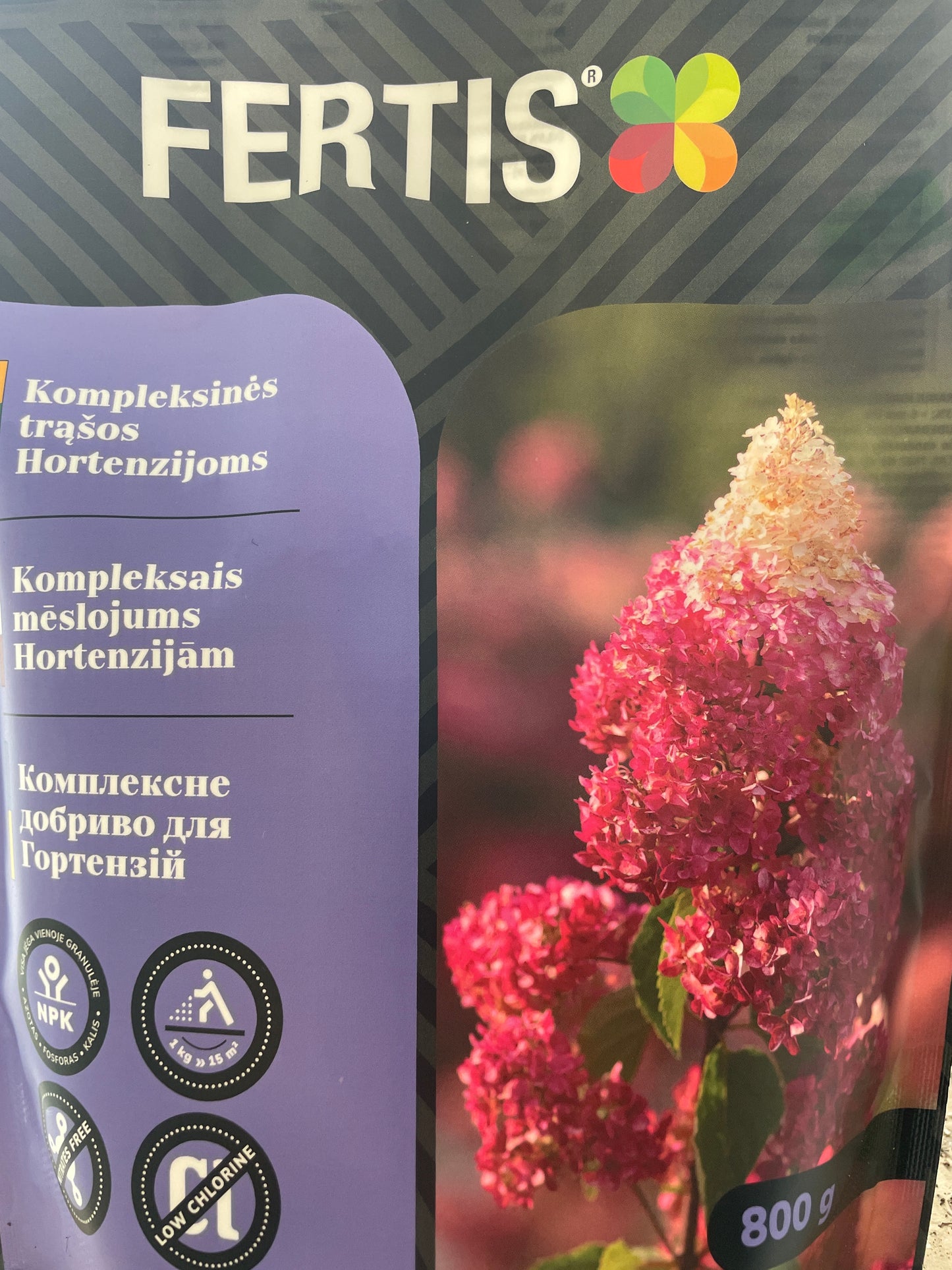 TRĄŠOS HORTENZIJOMS, 800 g