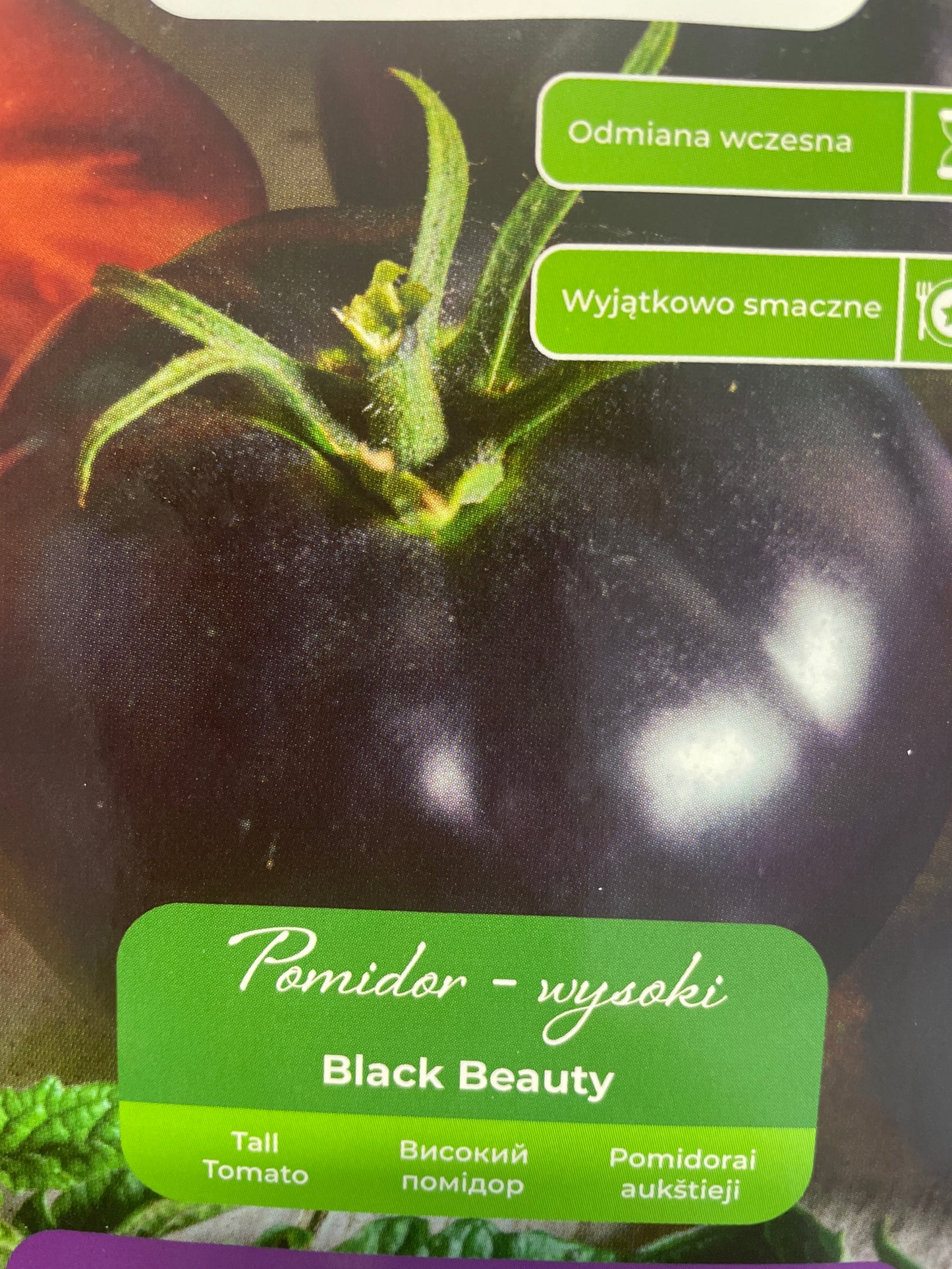 Valgomieji pomidorai BLACK BEAUTY, 0,2g