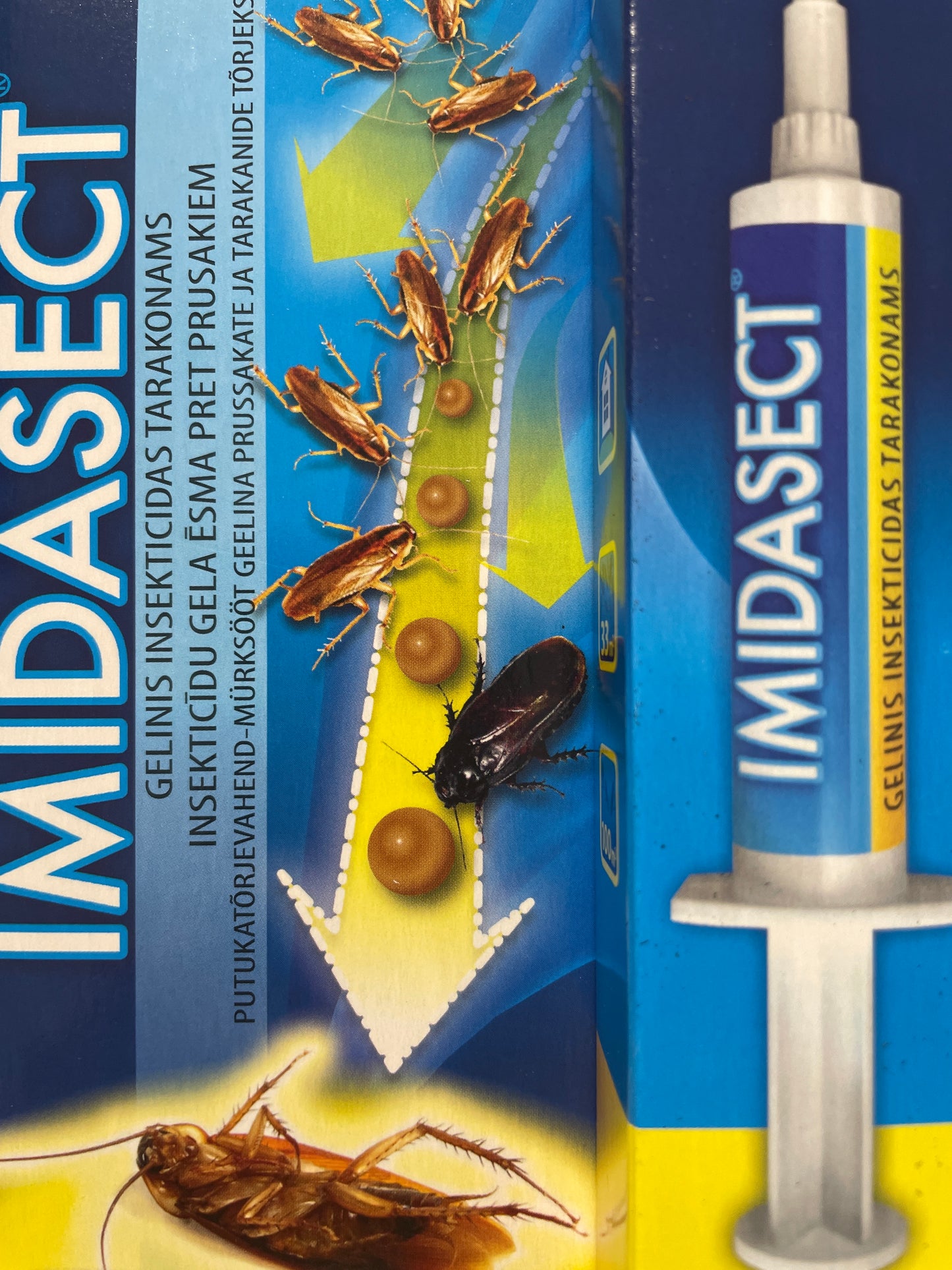 Gelinis insekticidas tarakonams IMIDASECT, 10 g