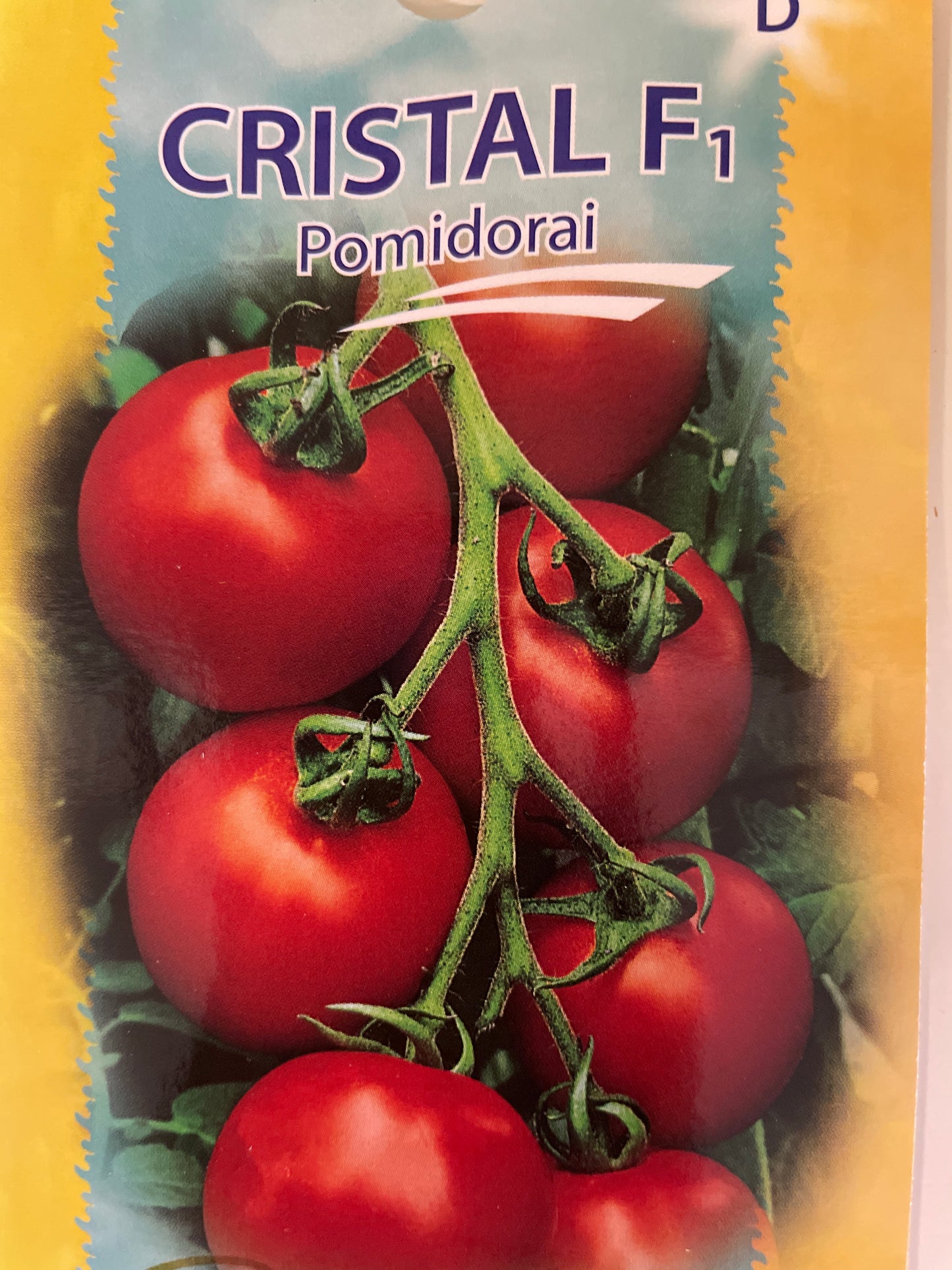 Valgomieji pomidorai CRISTAL F1, 8s