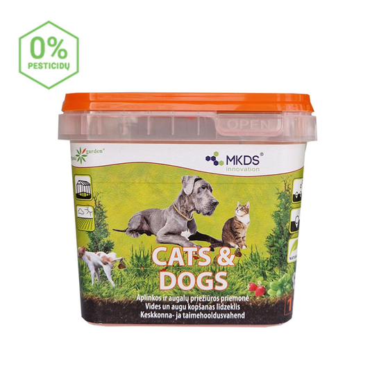Dirvos priedai nuo kačių ir šunų, 1l