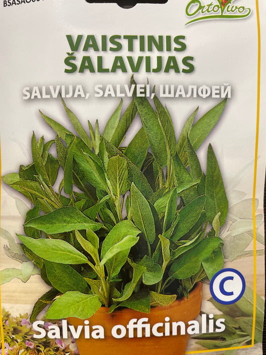 Šalavijai vaistiniai  0,25 g
