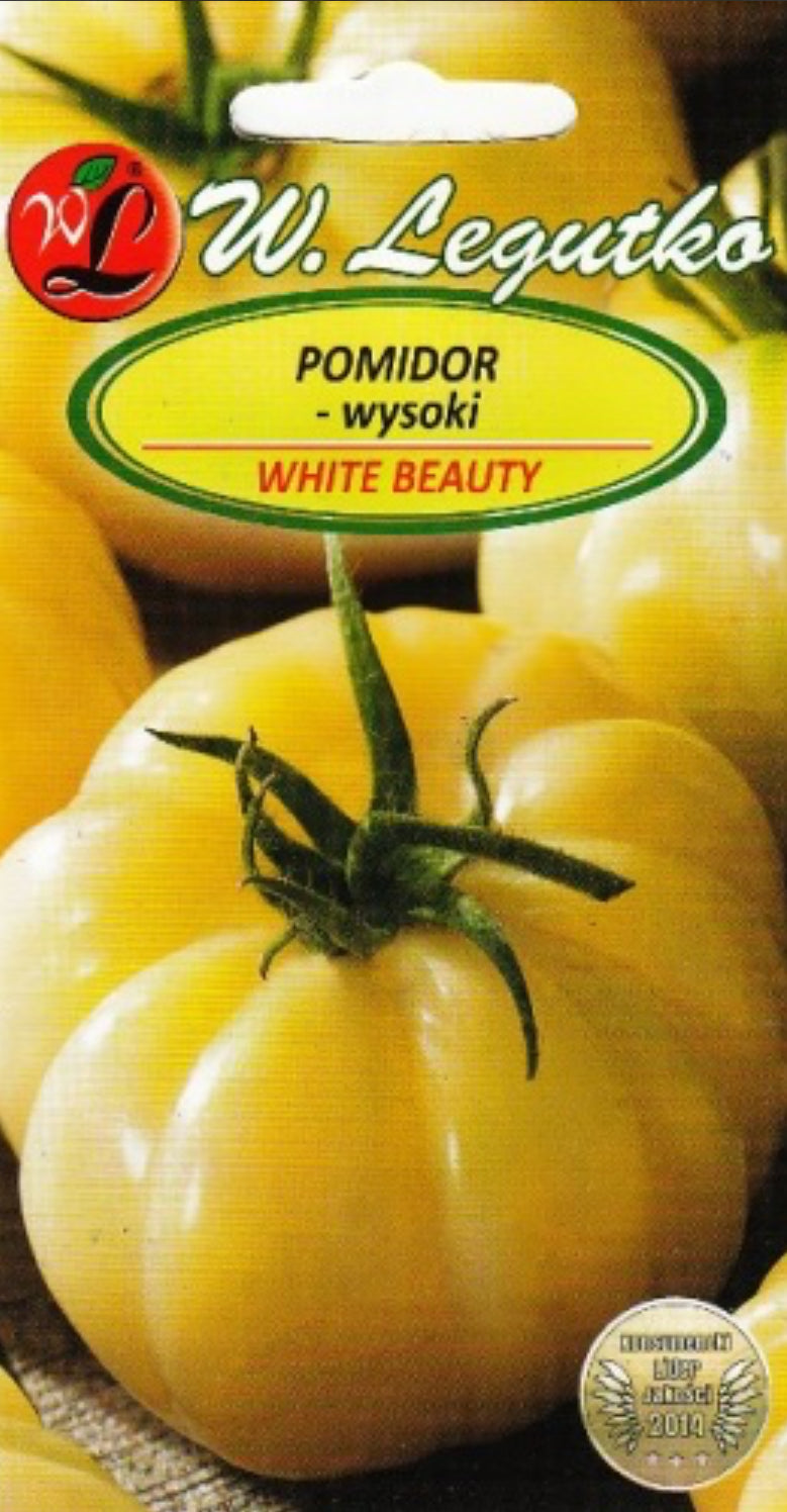 Valgomieji pomidorai White beauty