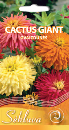 Gvaizdūnės CACTUS GIANT MIX 1g