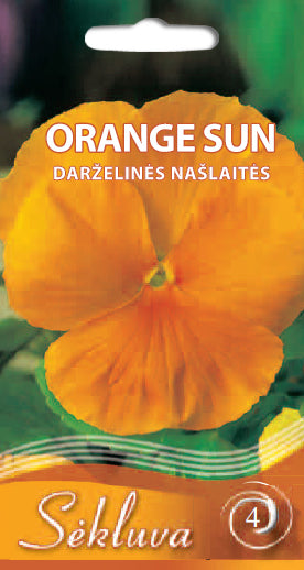 Darželinės našlaitės ORANGE SUN