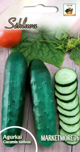 Ilgavaisiai agurkai MARKETMORE 76 2gr