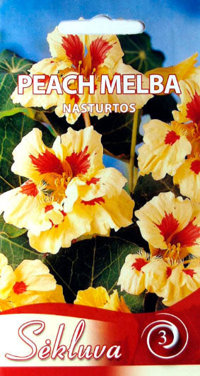 Nasturtės PEACH MELBA 3g