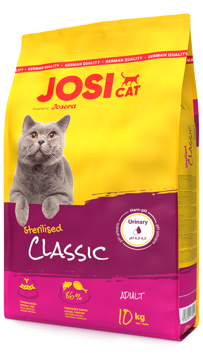 JOSICAT STERILISED CLASSIC pašaras kastruotoms katėms