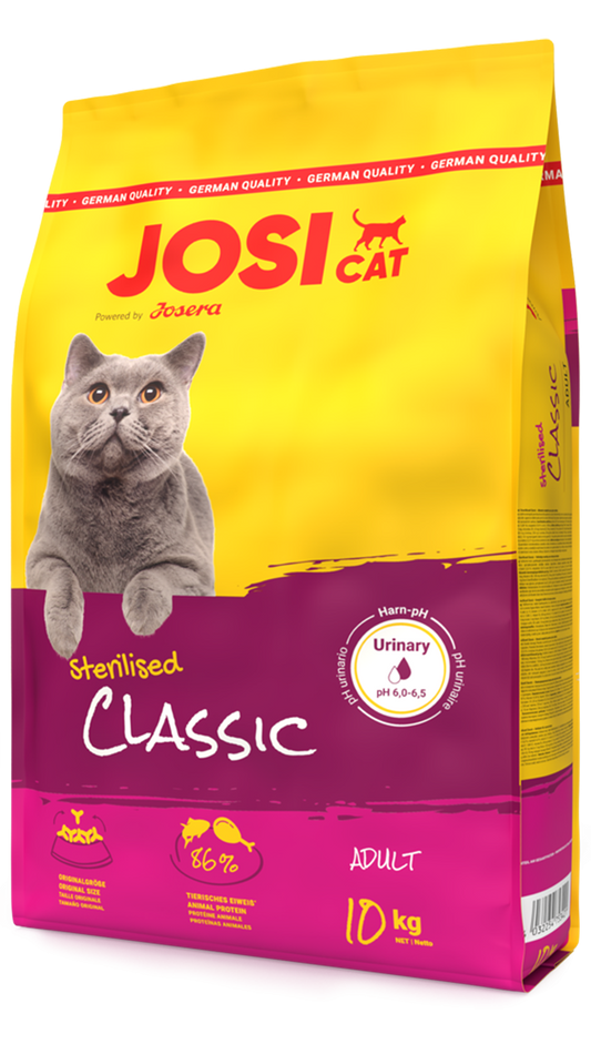JOSICAT STERILISED CLASSIC pašaras kastruotoms katėms