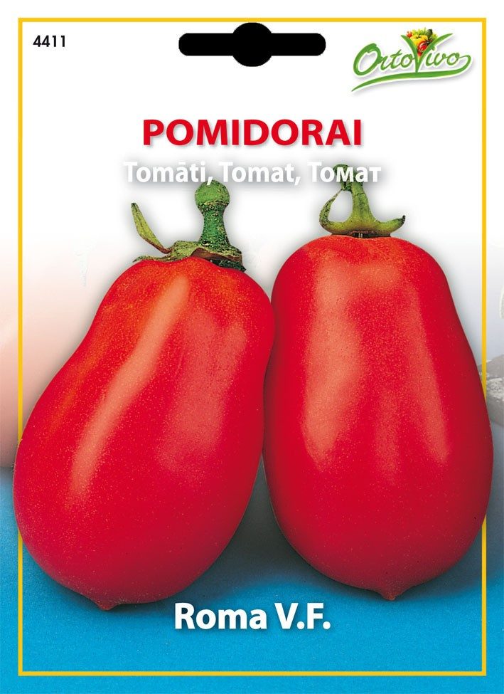 Valgomieji pomidorai ROMA VF