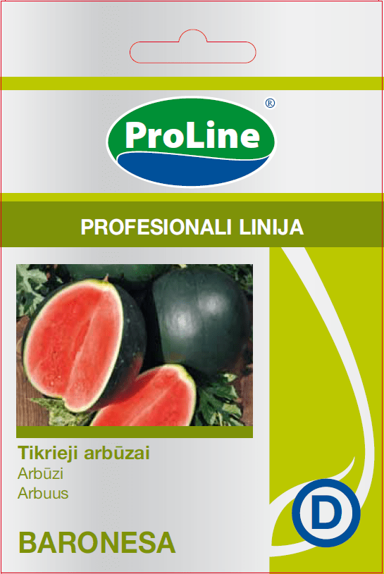 Tikrieji arbūzai BARONESA, 5 s