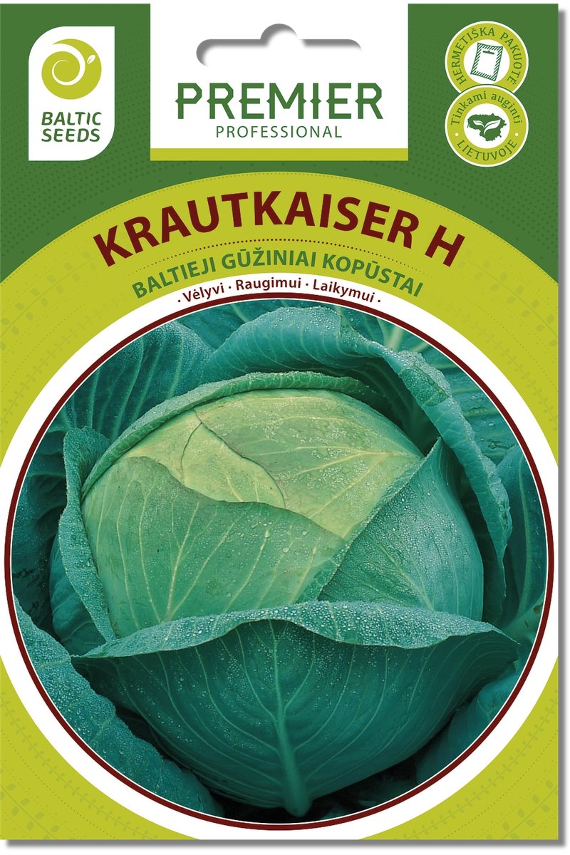 Baltieji gūžiniai kopūstai KRAUTKAISER H 45 s