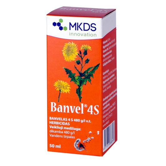 BANVEL  4S herbicidas, 50 ml