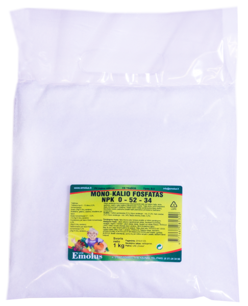 TRĄŠOS MONOKALIO FOSFATAS, 1 kg