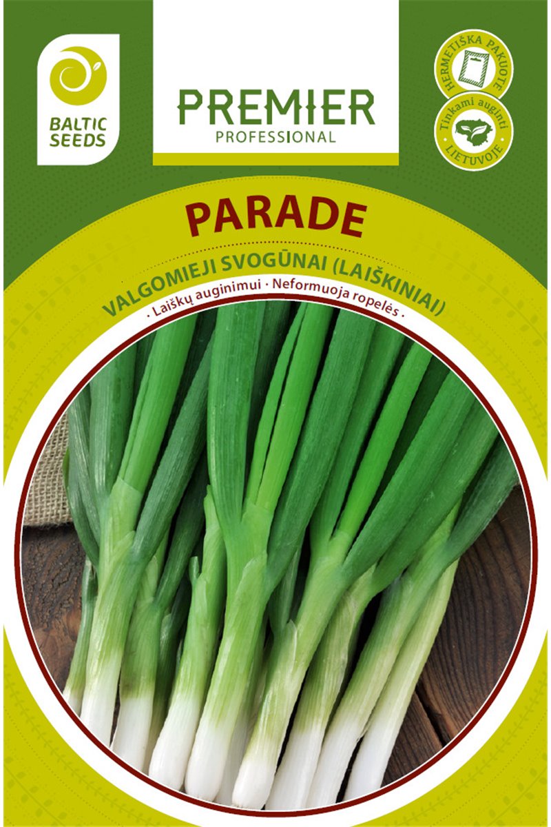 Svogūnai laiškiniai  PARADE  250 s